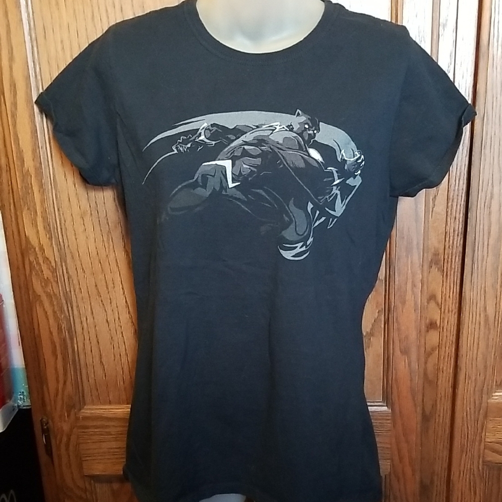 👚Marvel BLACK PANTHER Lootwear Exclusive Black Tee